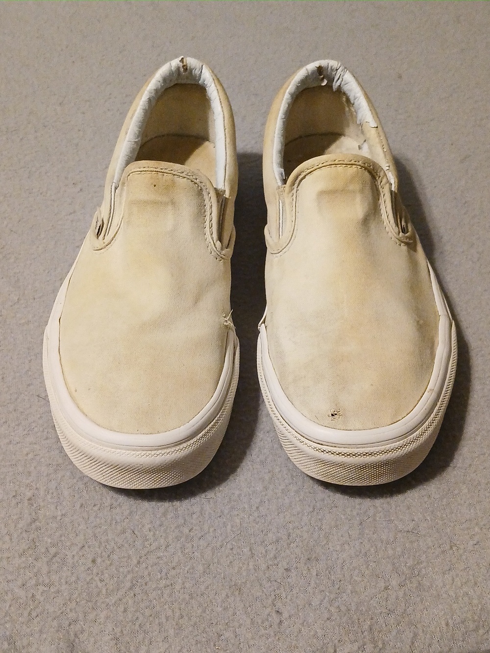 Vans Women's Shoes in Beige and White